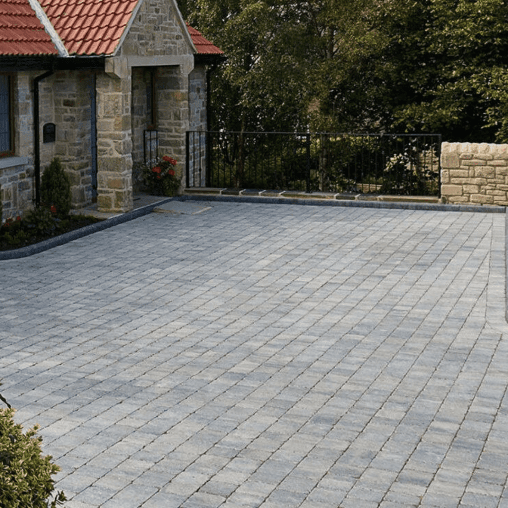 Block paving front