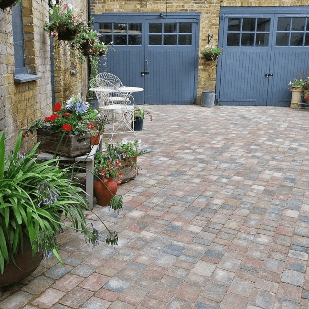 Block paving driveway