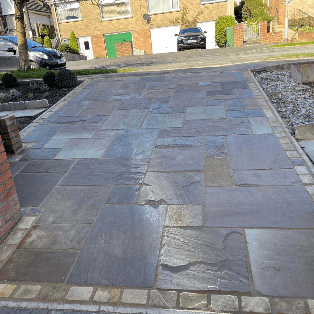 Indian Stone driveway example