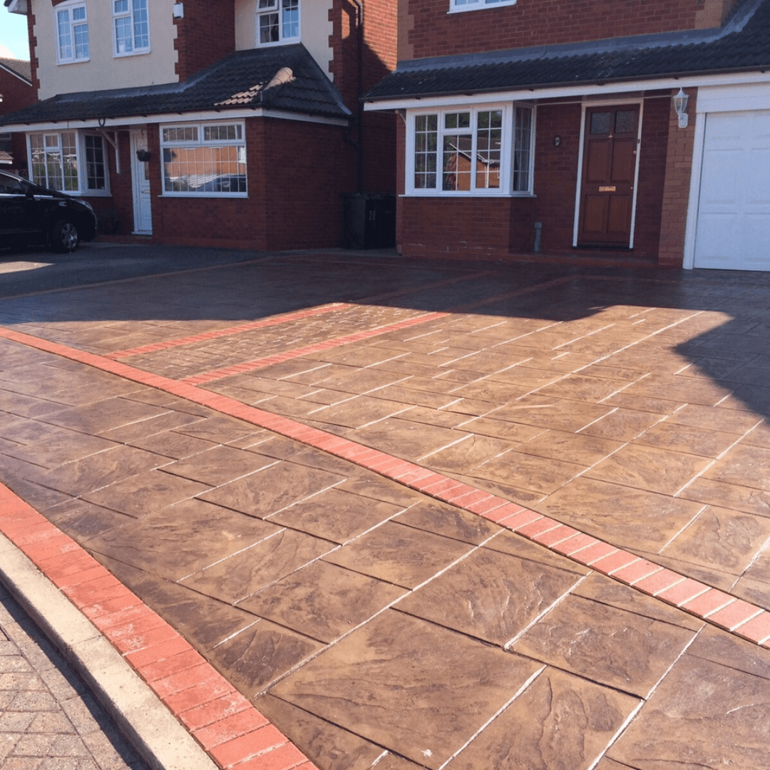 Manchester Imprinted concrete Driveway