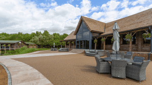 Commercial resin bound finish