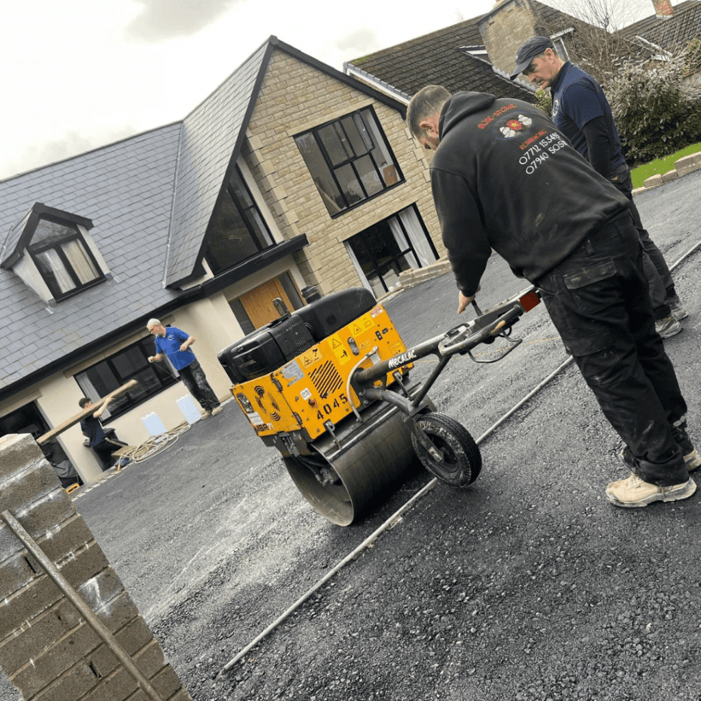Tarmac work view