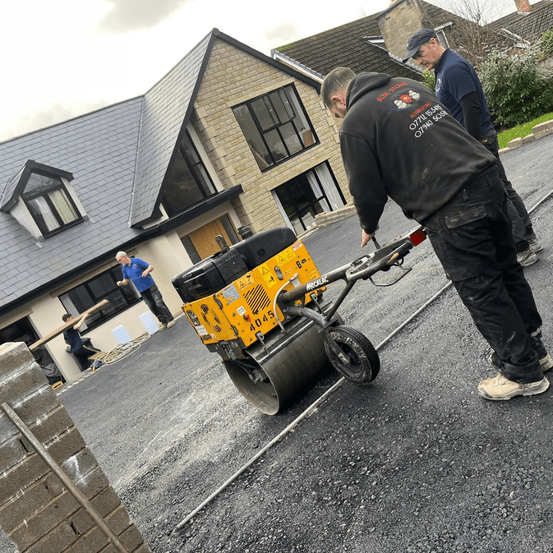 Tarmac work view