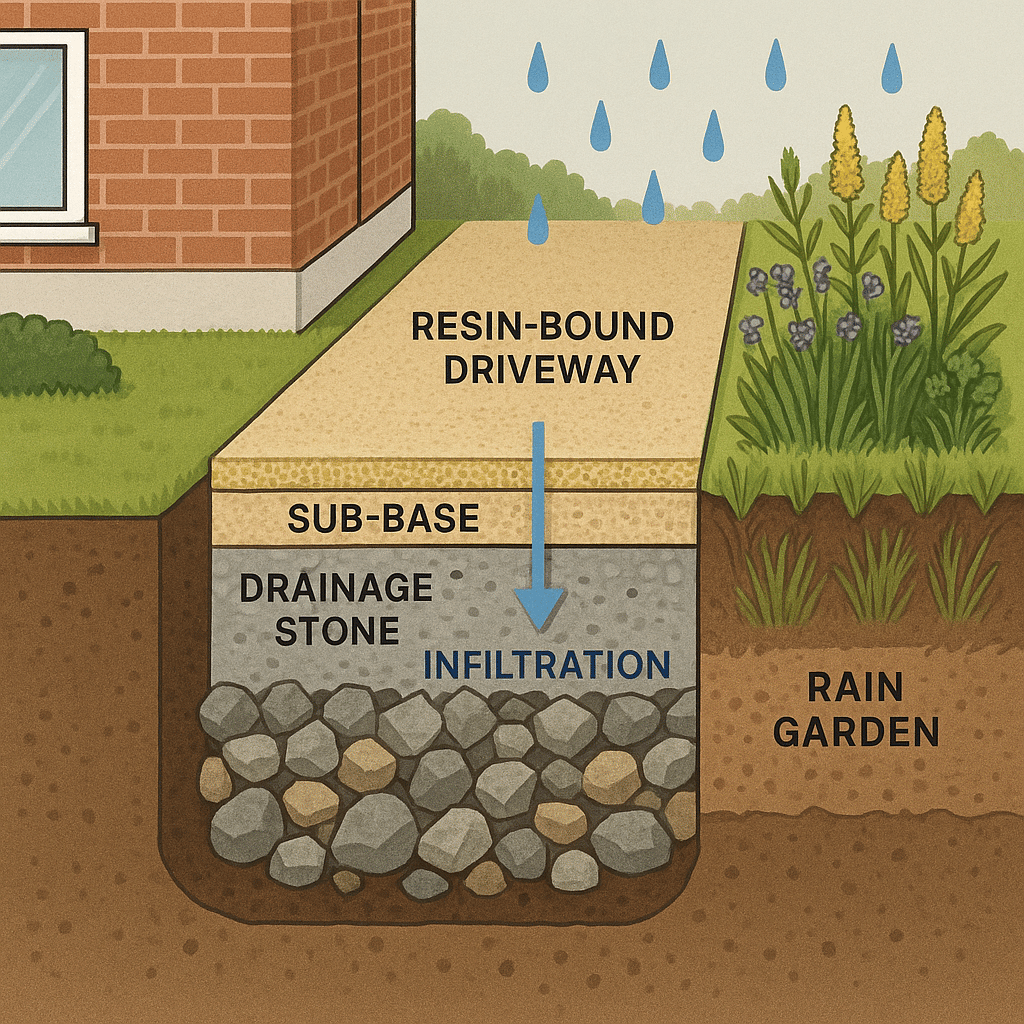 Sustainable urban drainage system diagram (1)